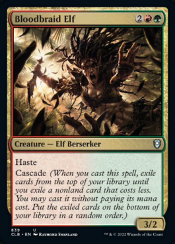 Bloodbraid Elf [Commander Legends: Battle for Baldur's Gate] - Magic: The Gathering - Card Brawlers | Quebec | Canada |