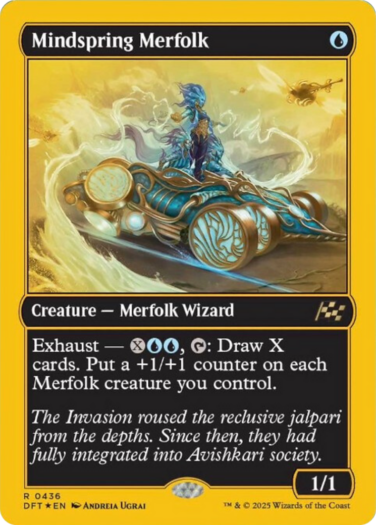 Mindspring Merfolk (First-Place Foil) [Aetherdrift] - Magic: The Gathering - Card Brawlers | Quebec | Canada |