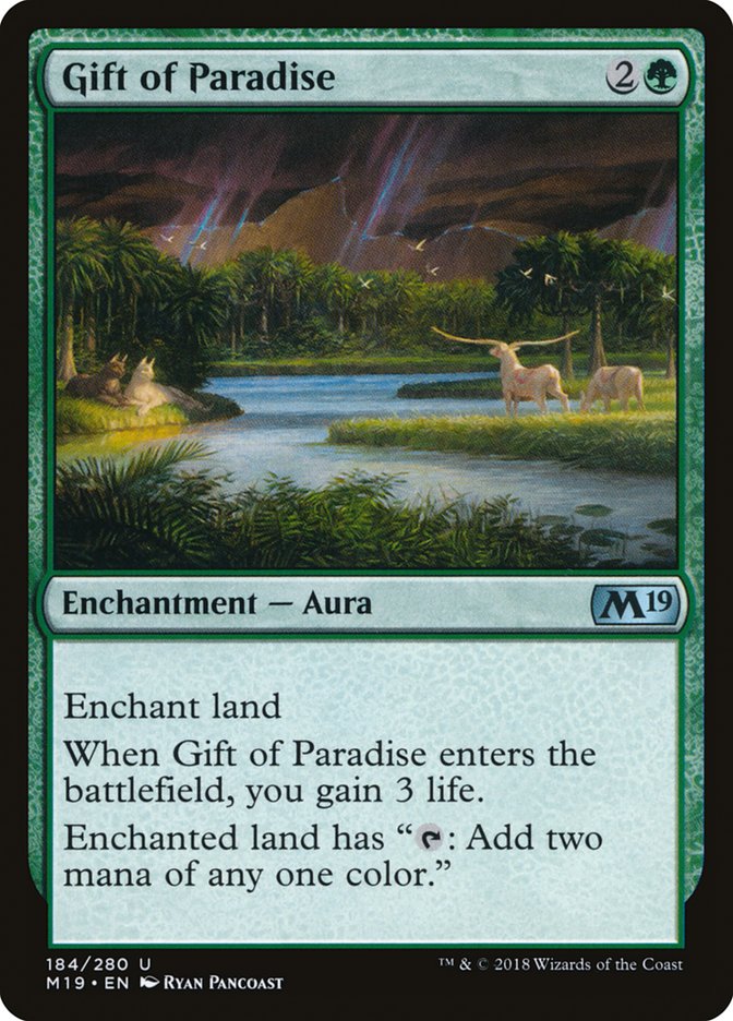 Gift of Paradise [Core Set 2019] - Magic: The Gathering - Card Brawlers | Quebec | Canada |