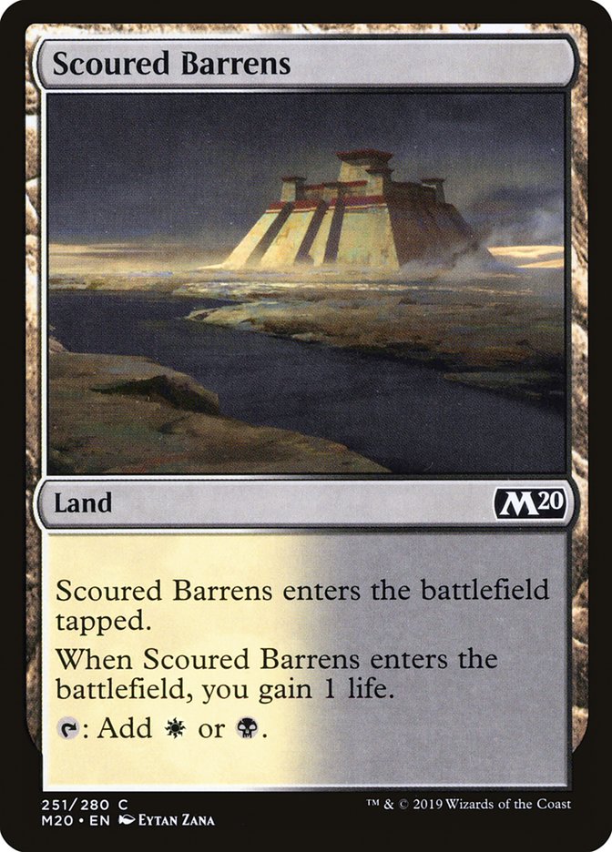 Scoured Barrens [Core Set 2020] - Magic: The Gathering - Card Brawlers | Quebec | Canada |