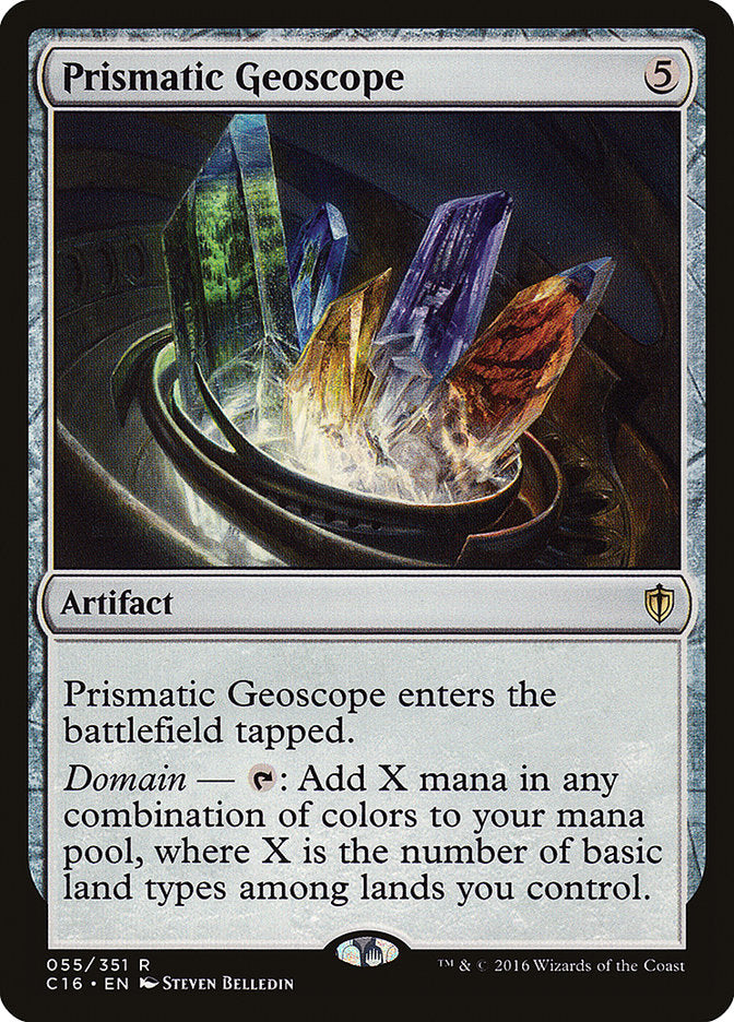 Prismatic Geoscope [Commander 2016] - Magic: The Gathering - Card Brawlers | Quebec | Canada |