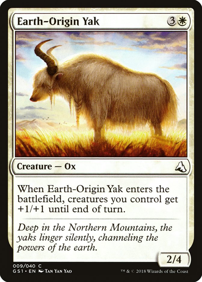 Earth-Origin Yak [Global Series Jiang Yanggu & Mu Yanling] - Magic: The Gathering - Card Brawlers | Quebec | Canada |