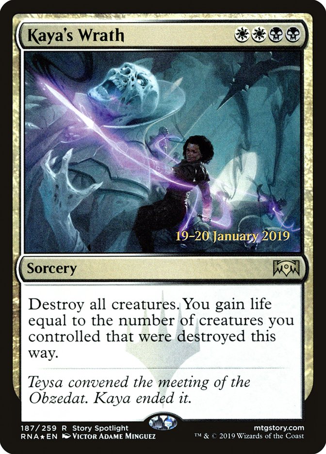 Kaya's Wrath [Ravnica Allegiance Prerelease Promos] - Magic: The Gathering - Card Brawlers | Quebec | Canada |