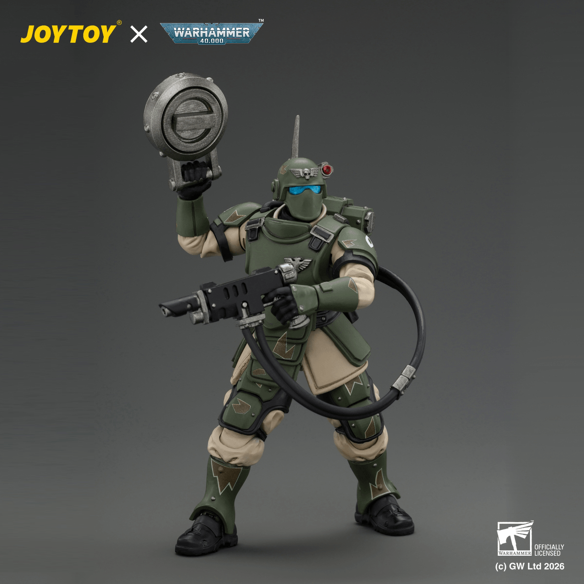 JOYTOY - Warhammer 40k - Astra Militarum - Kasrkin 6 with Hot-shot Laspistol - (PREORDER) October 30, 2026