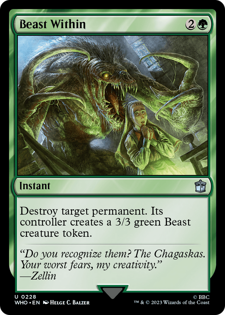 Beast Within [Doctor Who] - Magic: The Gathering - Card Brawlers | Quebec | Canada |