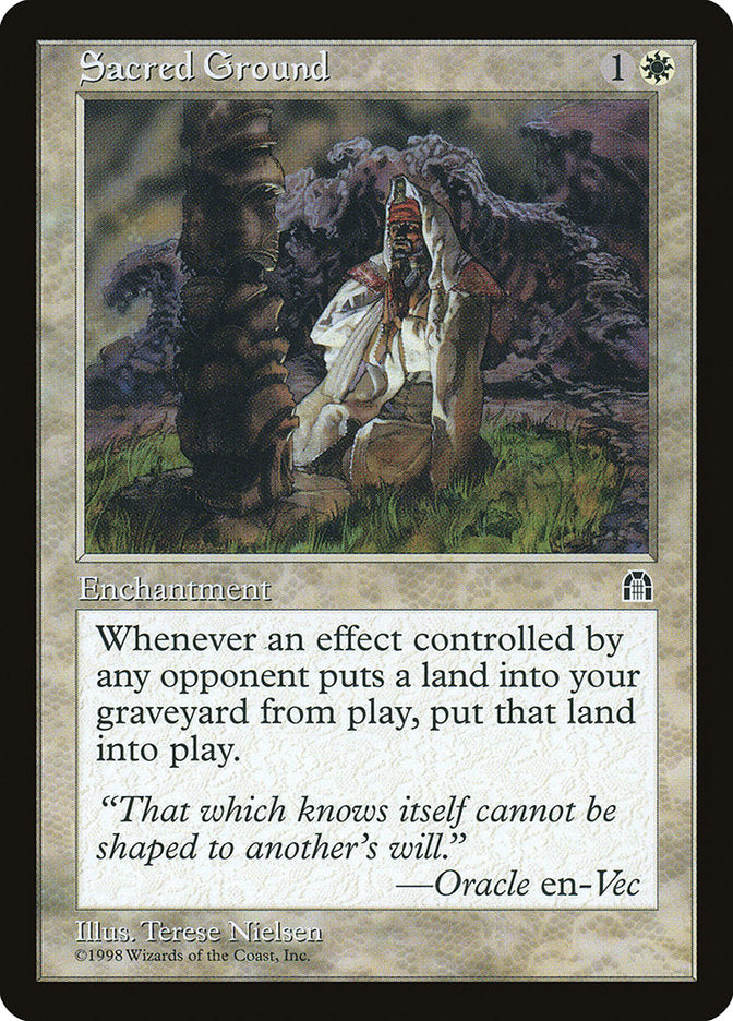 Sacred Ground [Stronghold] - Magic: The Gathering - Card Brawlers | Quebec | Canada |