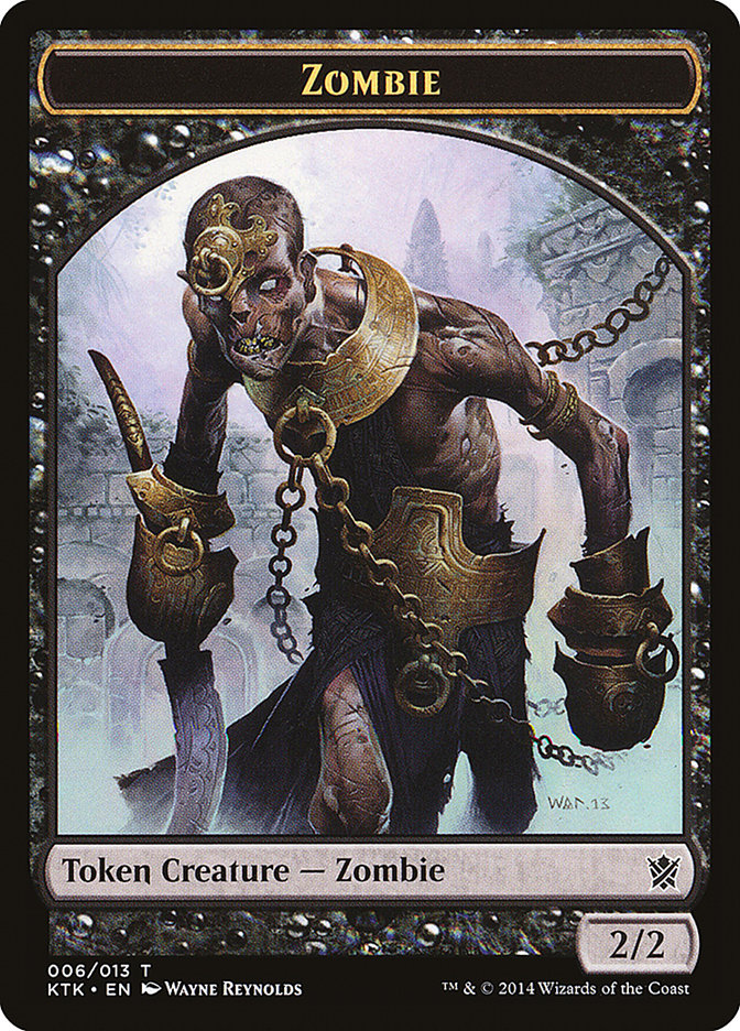 Zombie Token [Khans of Tarkir Tokens] - Magic: The Gathering - Card Brawlers | Quebec | Canada |