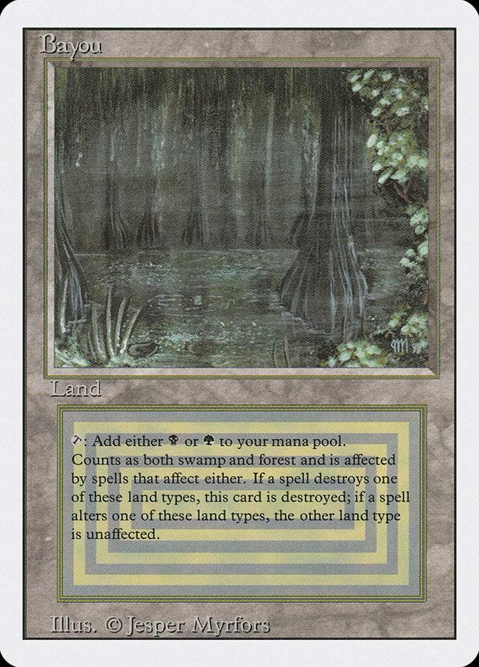 Bayou [Revised Edition] - Magic: The Gathering - Card Brawlers | Quebec | Canada |
