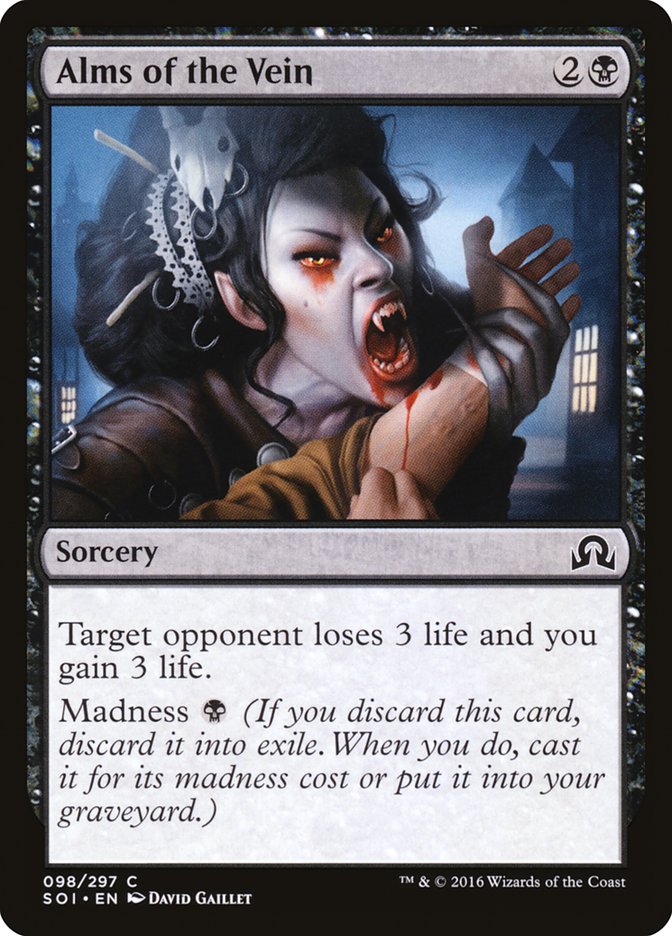 Alms of the Vein [Shadows over Innistrad] - Magic: The Gathering - Card Brawlers | Quebec | Canada |