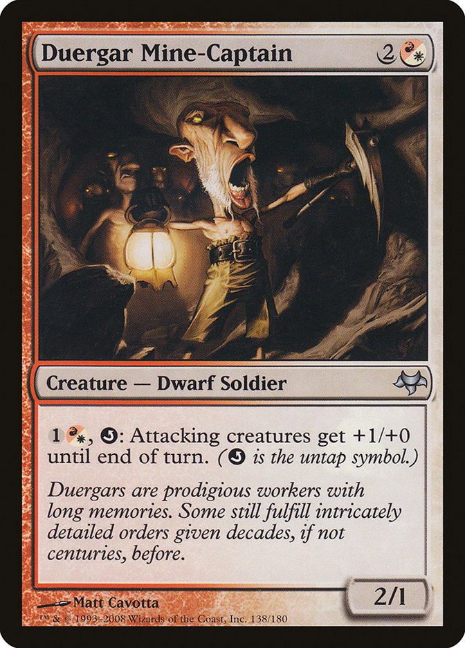 Duergar Mine-Captain [Eventide] - Magic: The Gathering - Card Brawlers | Quebec | Canada |
