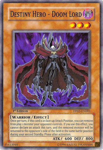Destiny Hero - Doom Lord [DP05-EN001] Common - Yu-Gi-Oh! - Card Brawlers | Quebec | Canada |