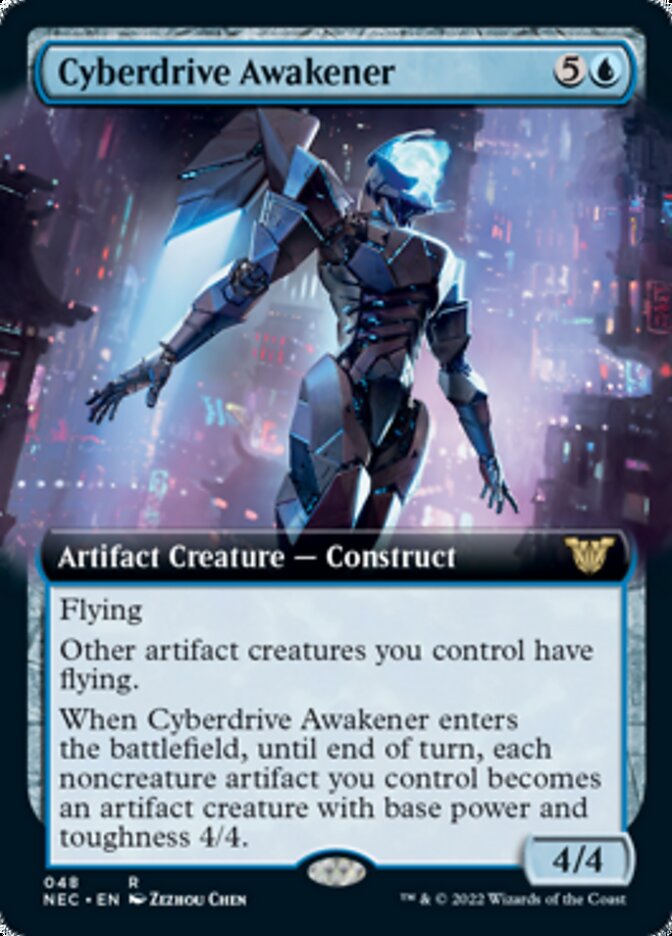 Cyberdrive Awakener (Extended Art) [Kamigawa: Neon Dynasty Commander] - Magic: The Gathering - Card Brawlers | Quebec | Canada |