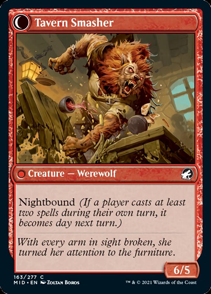 Tavern Ruffian // Tavern Smasher [Innistrad: Midnight Hunt] - Magic: The Gathering - Card Brawlers | Quebec | Canada |