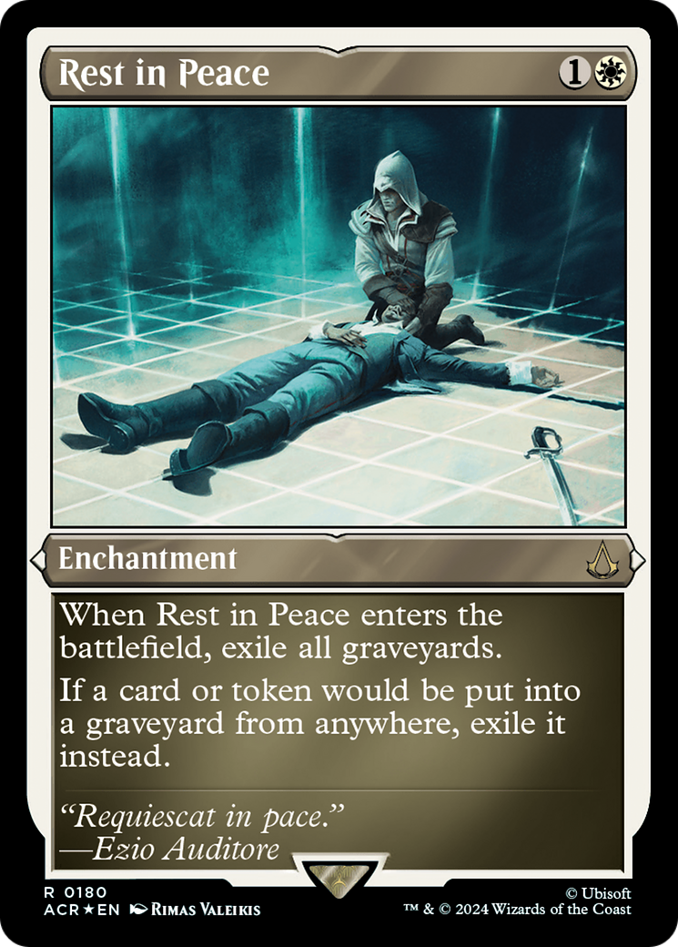 Rest in Peace (Foil Etched) [Assassin's Creed] - Magic: The Gathering - Card Brawlers | Quebec | Canada |