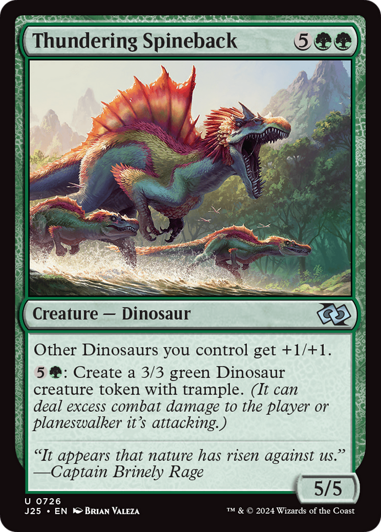 Thundering Spineback [Foundations Jumpstart] - Magic: The Gathering - Card Brawlers | Quebec | Canada |