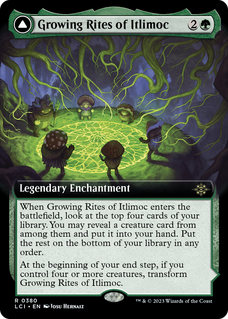 Growing Rites of Itlimoc // Itlimoc, Cradle of the Sun (Extended Art) [The Lost Caverns of Ixalan] - Magic: The Gathering - Card Brawlers | Quebec | Canada |
