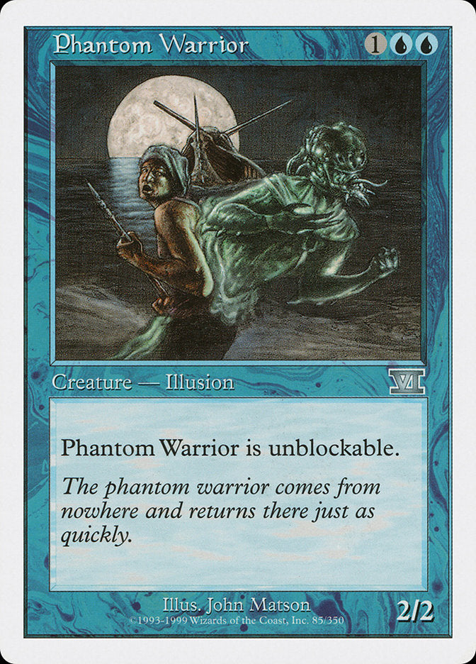 Phantom Warrior [Classic Sixth Edition] - Magic: The Gathering - Card Brawlers | Quebec | Canada |