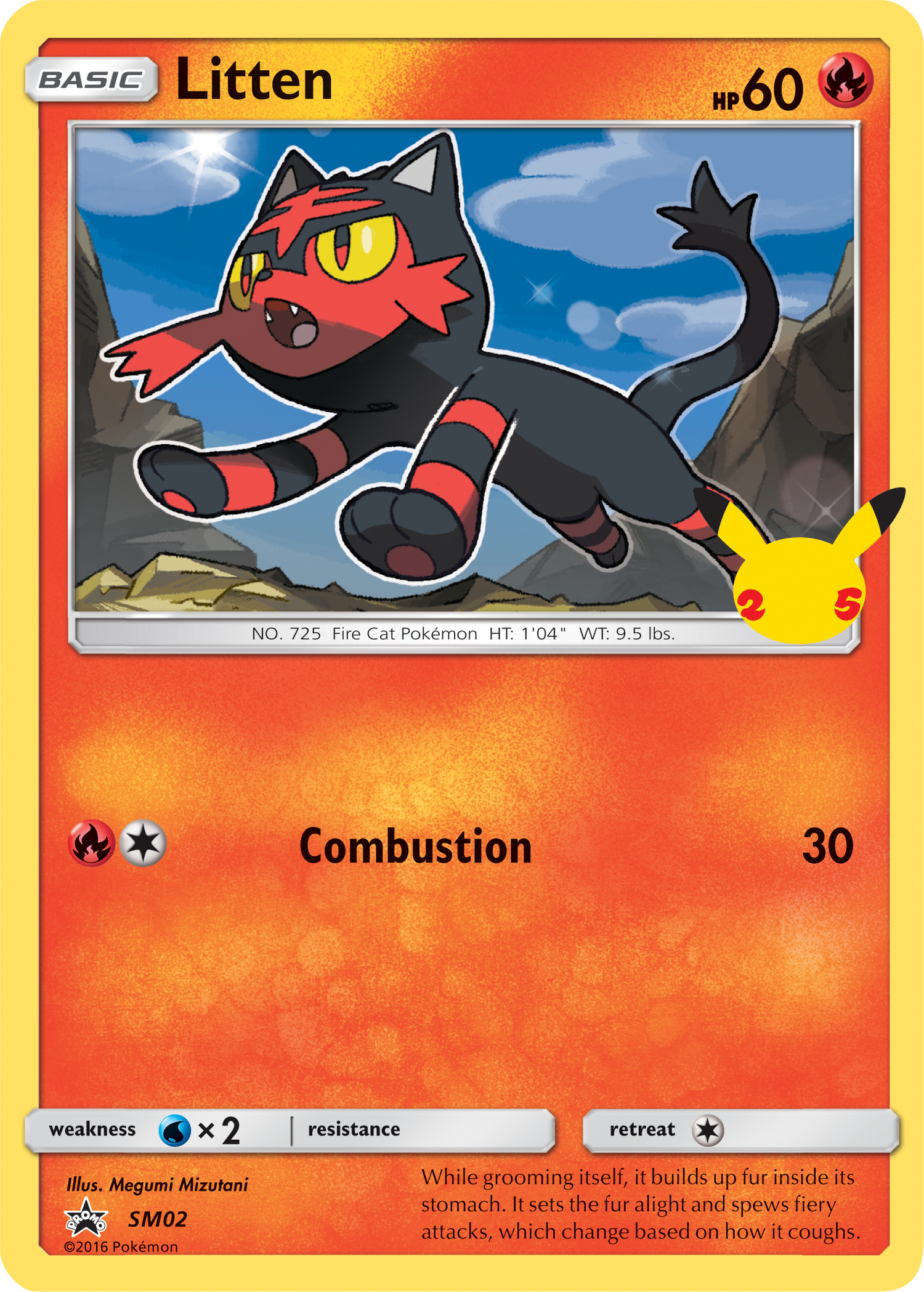 Litten (SM02) (Jumbo Card) [First Partner Pack] - Pokémon - Card Brawlers | Quebec | Canada |