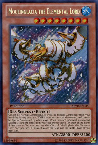 Moulinglacia the Elemental Lord [ABYR-EN035] Secret Rare - Yu-Gi-Oh! - Card Brawlers | Quebec | Canada |