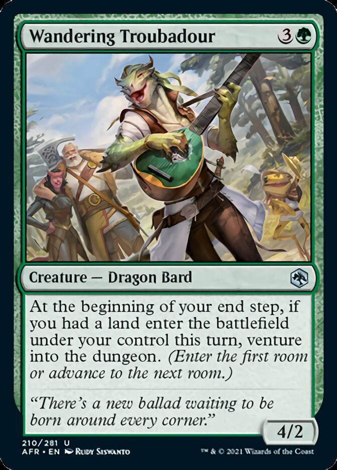 Wandering Troubadour [Dungeons & Dragons: Adventures in the Forgotten Realms] - Magic: The Gathering - Card Brawlers | Quebec | Canada |