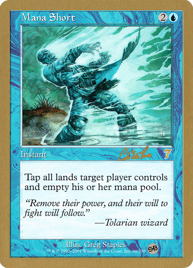 Mana Short (Carlos Romao) (SB) [World Championship Decks 2002] - Magic: The Gathering - Card Brawlers | Quebec | Canada |