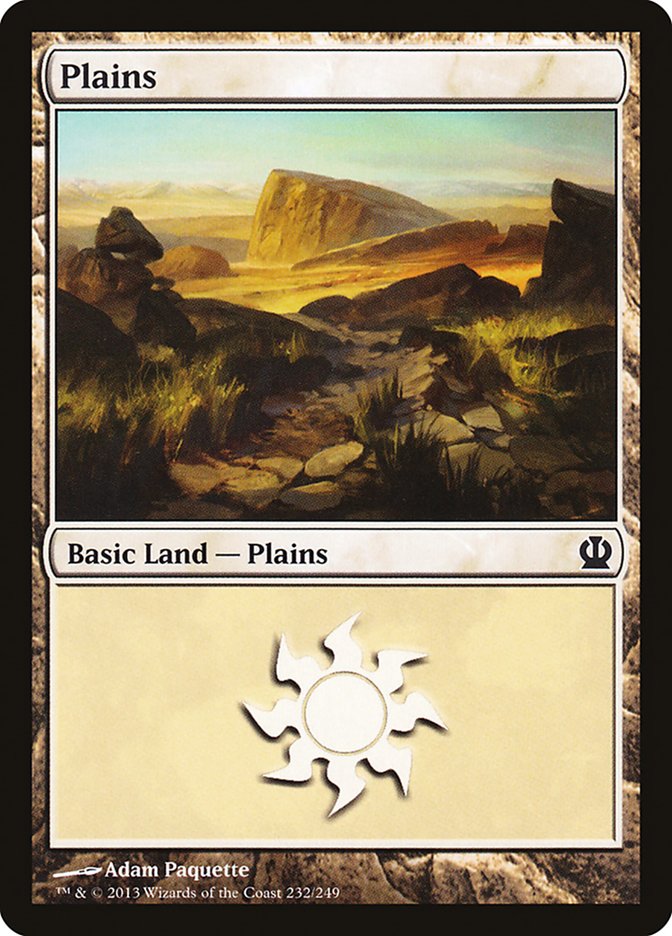 Plains (232) [Theros] - Magic: The Gathering - Card Brawlers | Quebec | Canada |