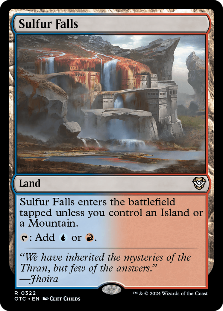 Sulfur Falls [Outlaws of Thunder Junction Commander] - Magic: The Gathering - Card Brawlers | Quebec | Canada |