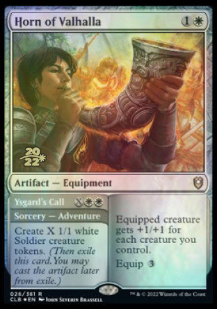 Horn of Valhalla // Ysgard's Call [Commander Legends: Battle for Baldur's Gate Prerelease Promos] - Magic: The Gathering - Card Brawlers | Quebec | Canada |