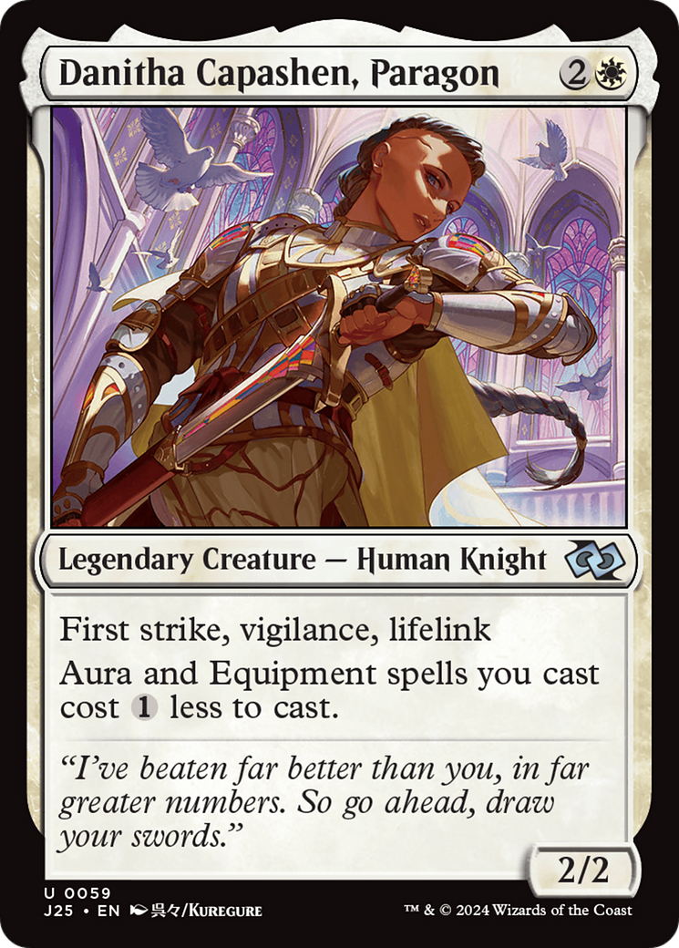 Danitha Capashen, Paragon (Anime) [Foundations Jumpstart] - Magic: The Gathering - Card Brawlers | Quebec | Canada |