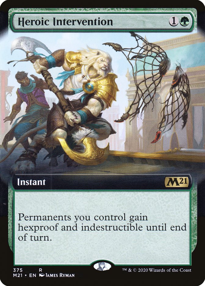 Heroic Intervention (Extended Art) [Core Set 2021] - Magic: The Gathering - Card Brawlers | Quebec | Canada |