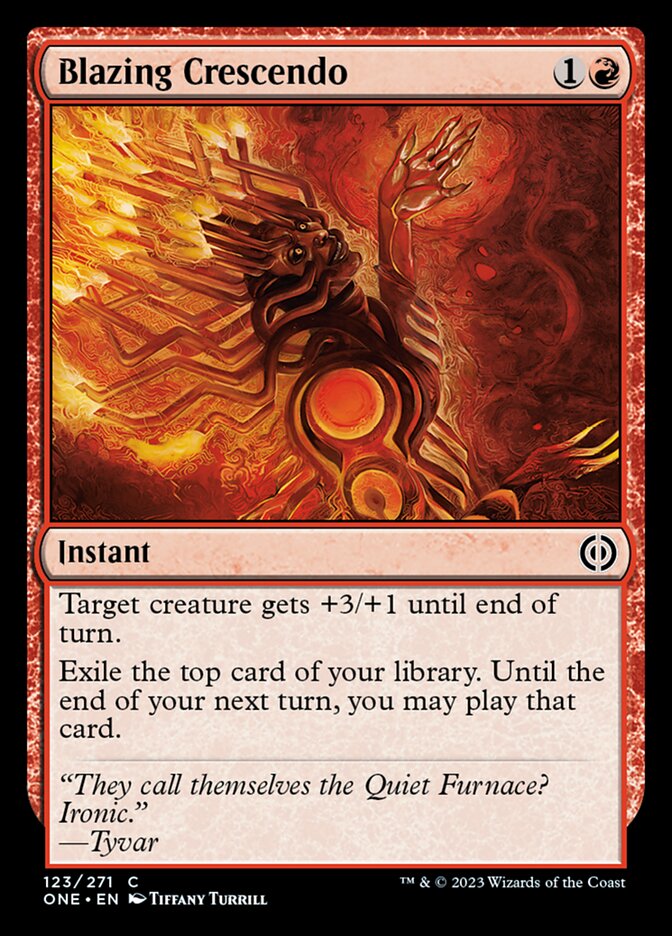 Blazing Crescendo [Phyrexia: All Will Be One] - Magic: The Gathering - Card Brawlers | Quebec | Canada |