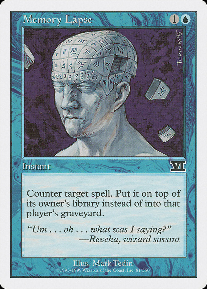 Memory Lapse [Classic Sixth Edition] - Magic: The Gathering - Card Brawlers | Quebec | Canada |