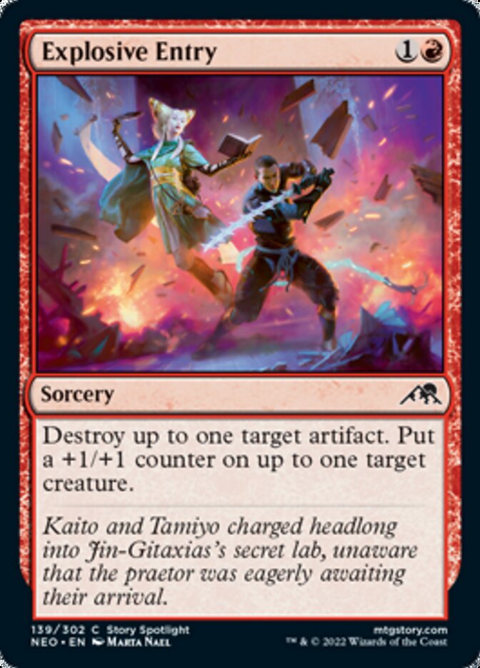 Explosive Entry [Kamigawa: Neon Dynasty] - Magic: The Gathering - Card Brawlers | Quebec | Canada |