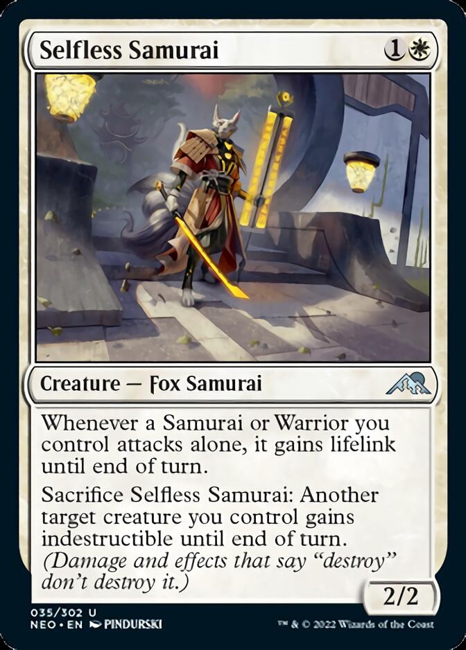 Selfless Samurai [Kamigawa: Neon Dynasty] - Magic: The Gathering - Card Brawlers | Quebec | Canada |