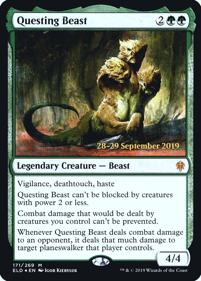 Questing Beast [Throne of Eldraine Prerelease Promos] - Magic: The Gathering - Card Brawlers | Quebec | Canada |