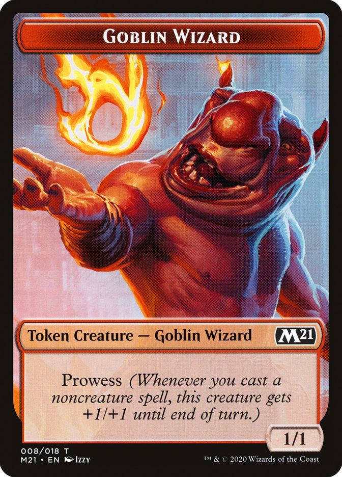 Cat (011) // Goblin Wizard Double-Sided Token [Core Set 2021 Tokens] - Magic: The Gathering - Card Brawlers | Quebec | Canada |