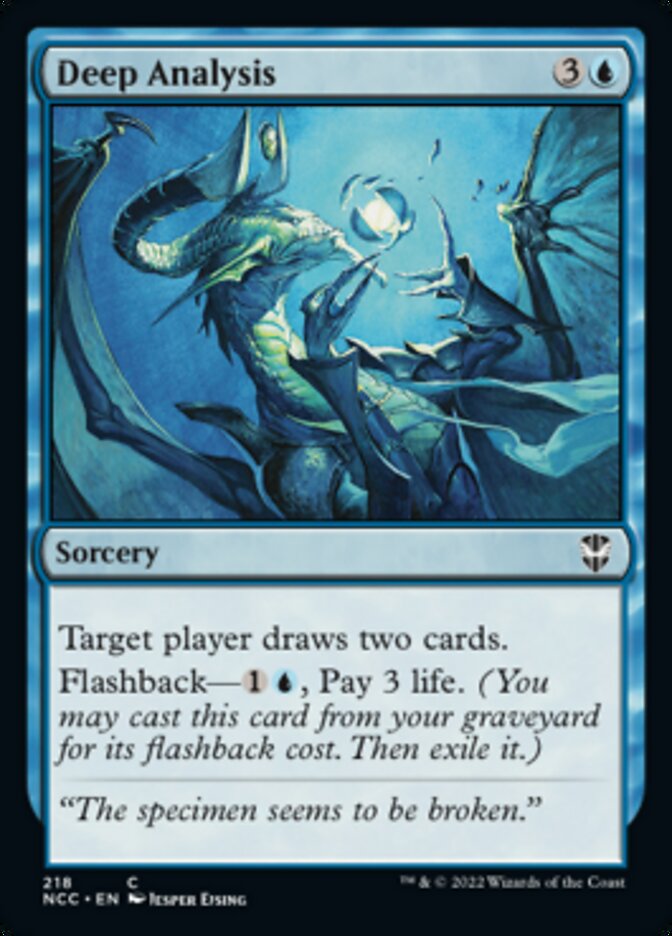 Deep Analysis [Streets of New Capenna Commander] - Magic: The Gathering - Card Brawlers | Quebec | Canada |