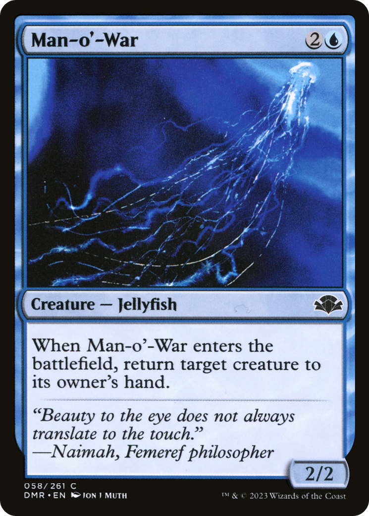 Man-o'-War [Dominaria Remastered] - Magic: The Gathering - Card Brawlers | Quebec | Canada |