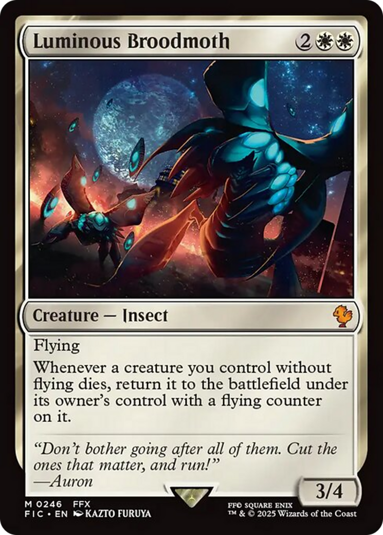 Luminous Broodmoth [FINAL FANTASY Commander] - Magic: The Gathering - Card Brawlers | Quebec | Canada |