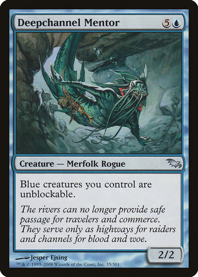 Deepchannel Mentor [Shadowmoor] - Magic: The Gathering - Card Brawlers | Quebec | Canada |