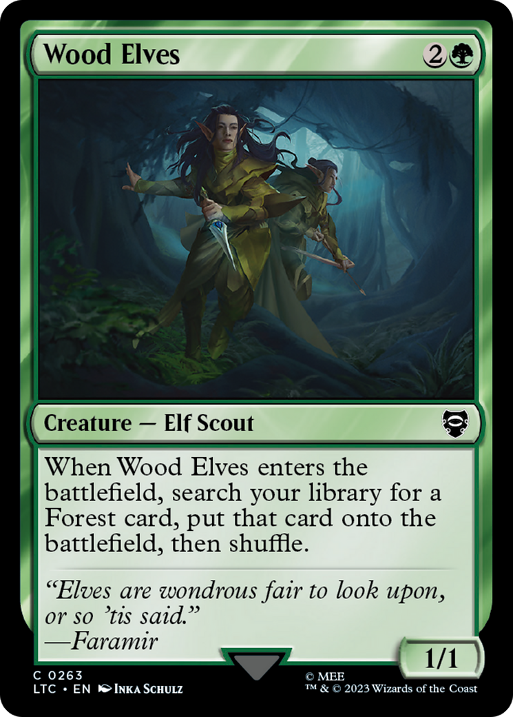 Wood Elves [The Lord of the Rings: Tales of Middle-Earth Commander] - Magic: The Gathering - Card Brawlers | Quebec | Canada |