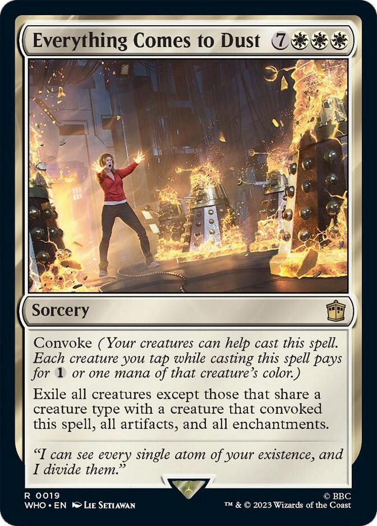 Everything Comes to Dust [Doctor Who] - Magic: The Gathering - Card Brawlers | Quebec | Canada |