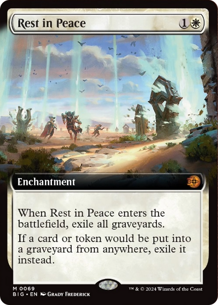 Rest in Peace (Extended Art) [Outlaws of Thunder Junction: The Big Score] - Magic: The Gathering - Card Brawlers | Quebec | Canada |