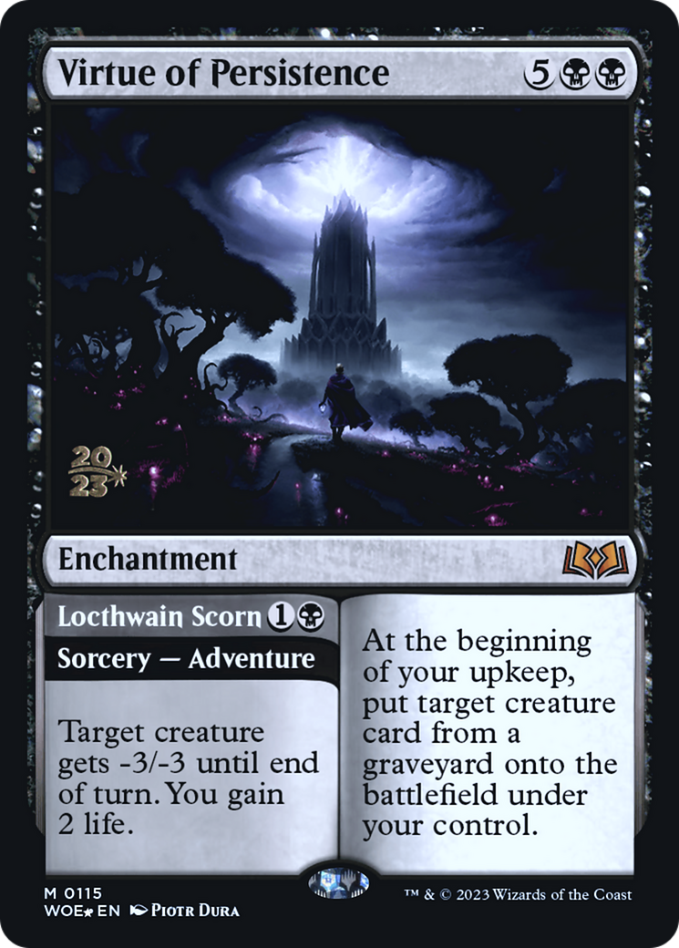 Virtue of Persistence // Locthwain Scorn [Wilds of Eldraine Prerelease Promos] - Magic: The Gathering - Card Brawlers | Quebec | Canada |