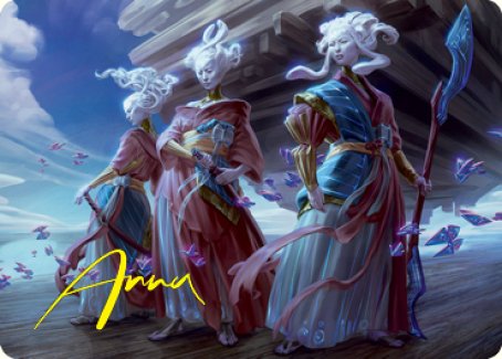 Guardians of Oboro Art Card (Gold-Stamped Signature) [Kamigawa: Neon Dynasty Art Series] - Magic: The Gathering - Card Brawlers | Quebec | Canada |