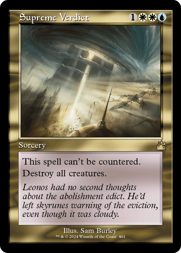 Supreme Verdict (Retro Frame) [Ravnica Remastered] - Magic: The Gathering - Card Brawlers | Quebec | Canada |