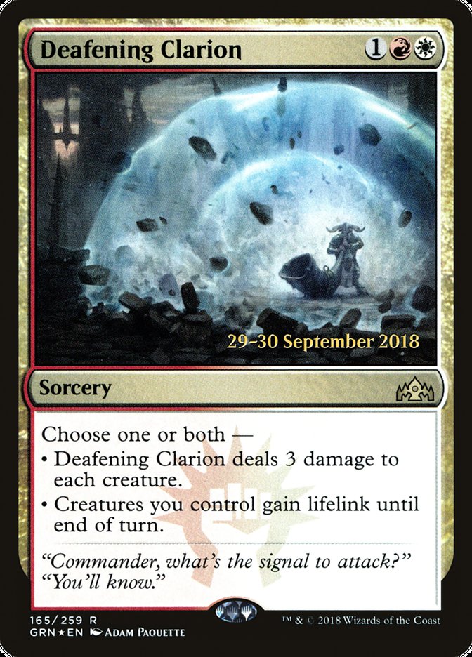 Deafening Clarion [Guilds of Ravnica Prerelease Promos] - Magic: The Gathering - Card Brawlers | Quebec | Canada |