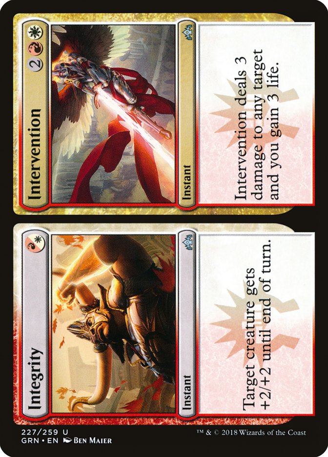 Integrity // Intervention [Guilds of Ravnica] - Magic: The Gathering - Card Brawlers | Quebec | Canada |