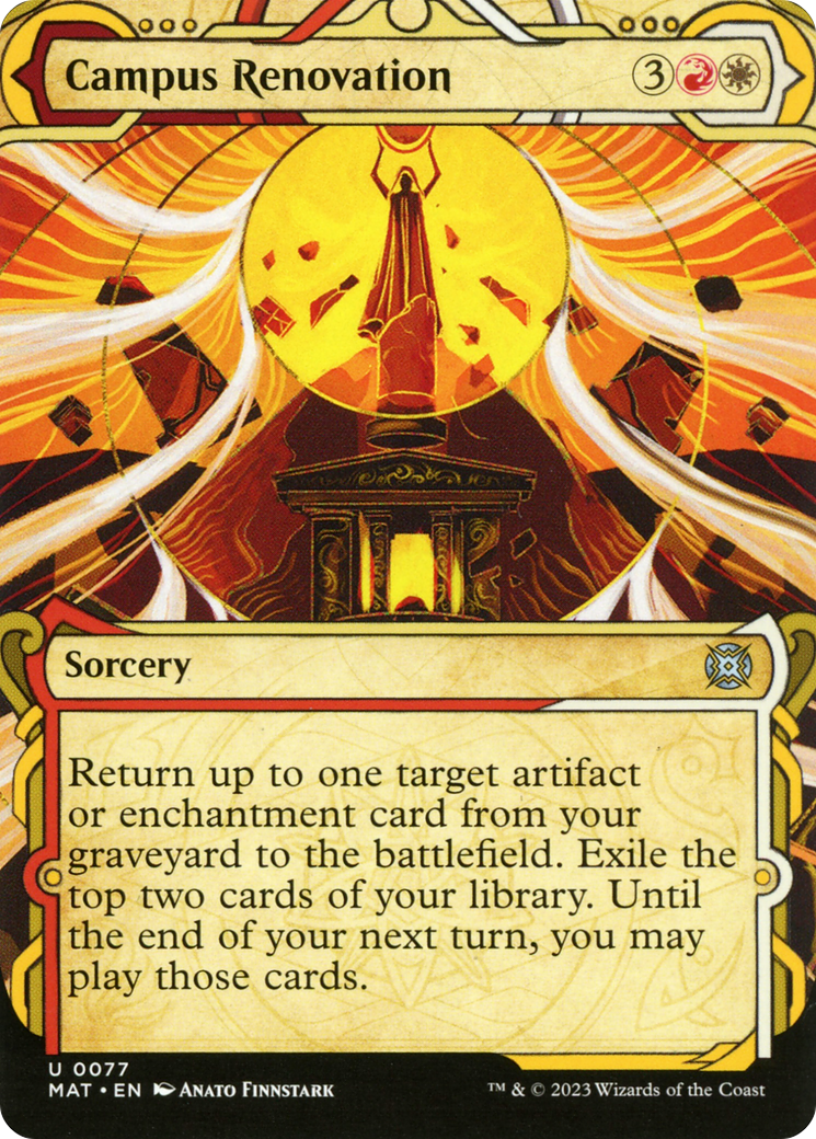 Campus Renovation (Showcase) [March of the Machine: The Aftermath] - Magic: The Gathering - Card Brawlers | Quebec | Canada |