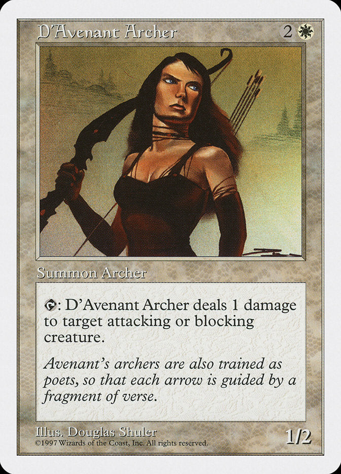 D'Avenant Archer [Fifth Edition] - Magic: The Gathering - Card Brawlers | Quebec | Canada |